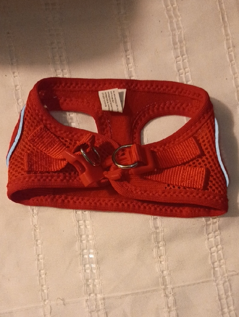 Red Dog Harness with Quick-Release Buckle